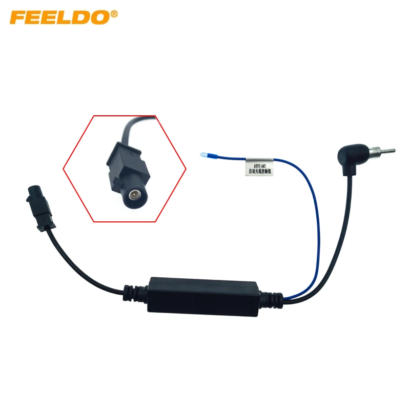 Car Radio Antenna Aerial Adaptor For Volkswagen Audi Citroen Ford Renault Bent Plug Cable Fakra Male Connector