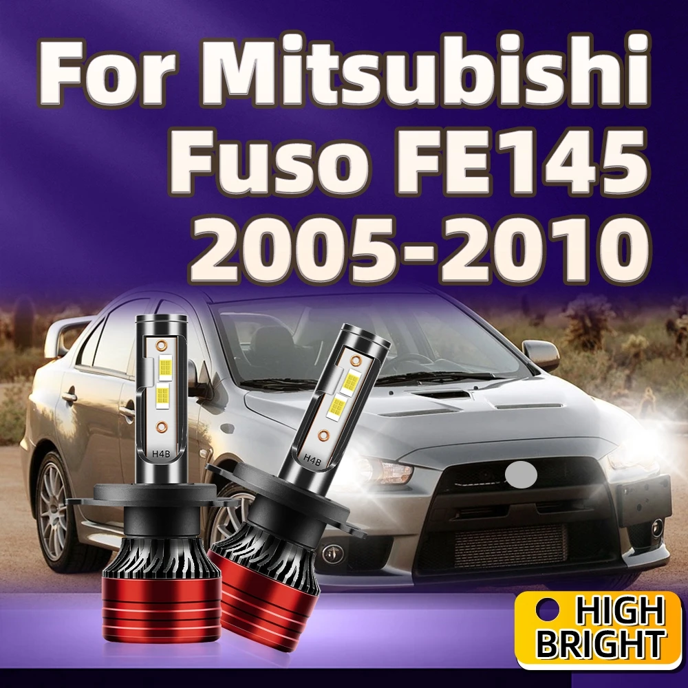 

2Pcs LED Headlight CSP Chip H4 Car Bulbs 180W Headlamp 6000K For Mitsubishi Fuso FE145 2005 2006 2007 2008 2009 2010