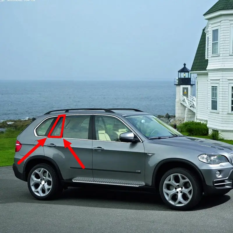 Suitable for BMW X5 X6 E70 E71 rear triangle window and rear window glass waterproof sealing strip 2007-2014 OEM:51357129735
