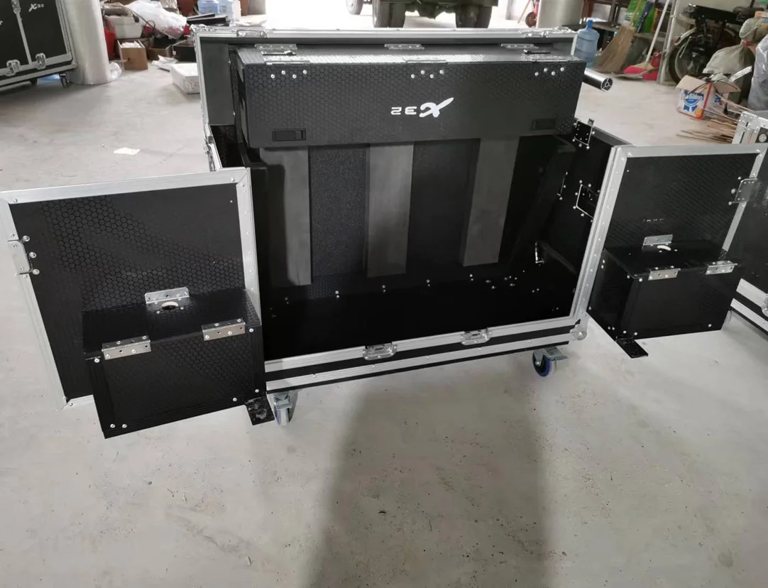 ForX32 Mixer Case Flip-Ready Easy Retracting Hydraulic Lift Road Mixer Console Flight Case For X32