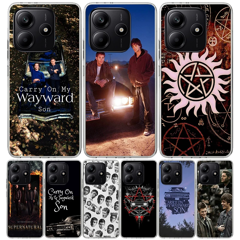 Babaite Supernatural SPN Dean And Sam Case Phone Cover for Xiaomi Redmi Note 14 13 12S 12 11S 11 11T 11E 10S 10 Pro Plus 9 9S 5G