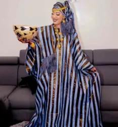 Robe Africaine pour Femme pour les Occasions Spéciales, Vêtement à vitation Tout au Long des Quatre Saisons