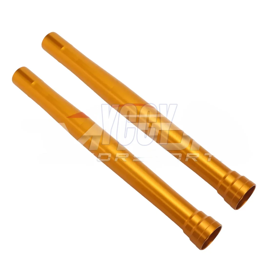 505MM 19.88inch High Quality Motorcycle 2×Front Fork Pipes Outer Fork Tubes Gold For YAMAHA YZF R1 2015-2024 YZF R6 2017-2020