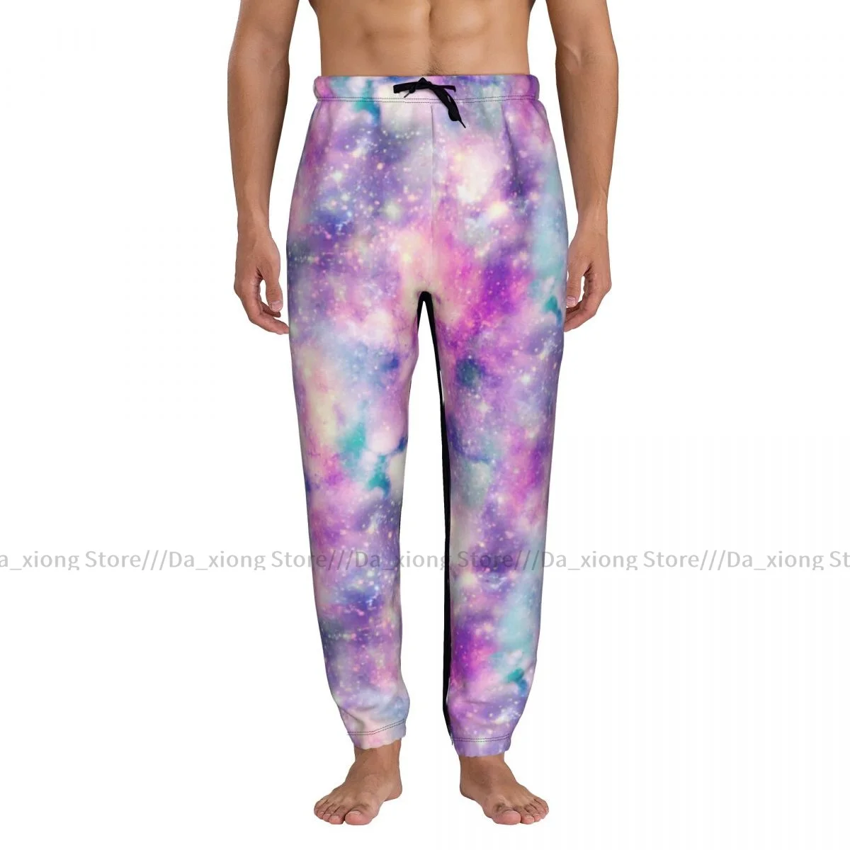 Men Jogging Pants Streetwear Loose Casual Trouser Starry Galaxy Unicorn Colours Man Pants Sweatpants