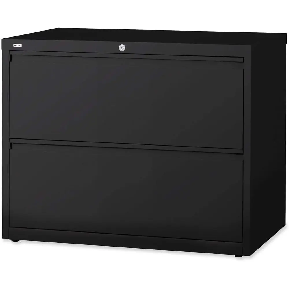 2-Drawer Lateral File Cabinet, 42x18.625x28.125 Inches, Black