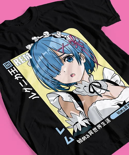 T-Shirt UNISEX RE ZERO REM SORPRENDIDA