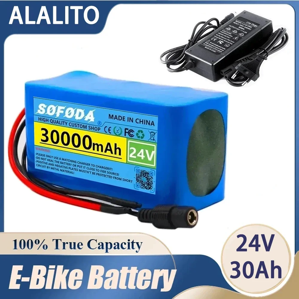 

24V 30Ah 7S3P 18650 Li-ion Battery Pack 29.4V 30000mAh Electric Bicycle Moped /Electric/Lithium Ion Battery Pack+ 2A Charger