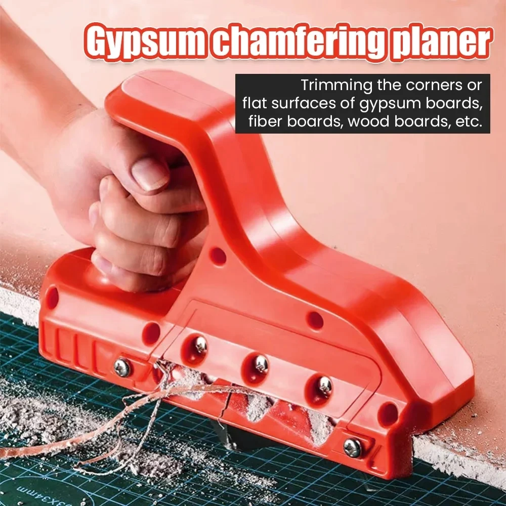 1/2Pcs Plaster Board Quick Cutter Chamfering Planer Hand Plane Wood Plasterboard Edger Board Drywall Edge Chamfer Trimming Tool