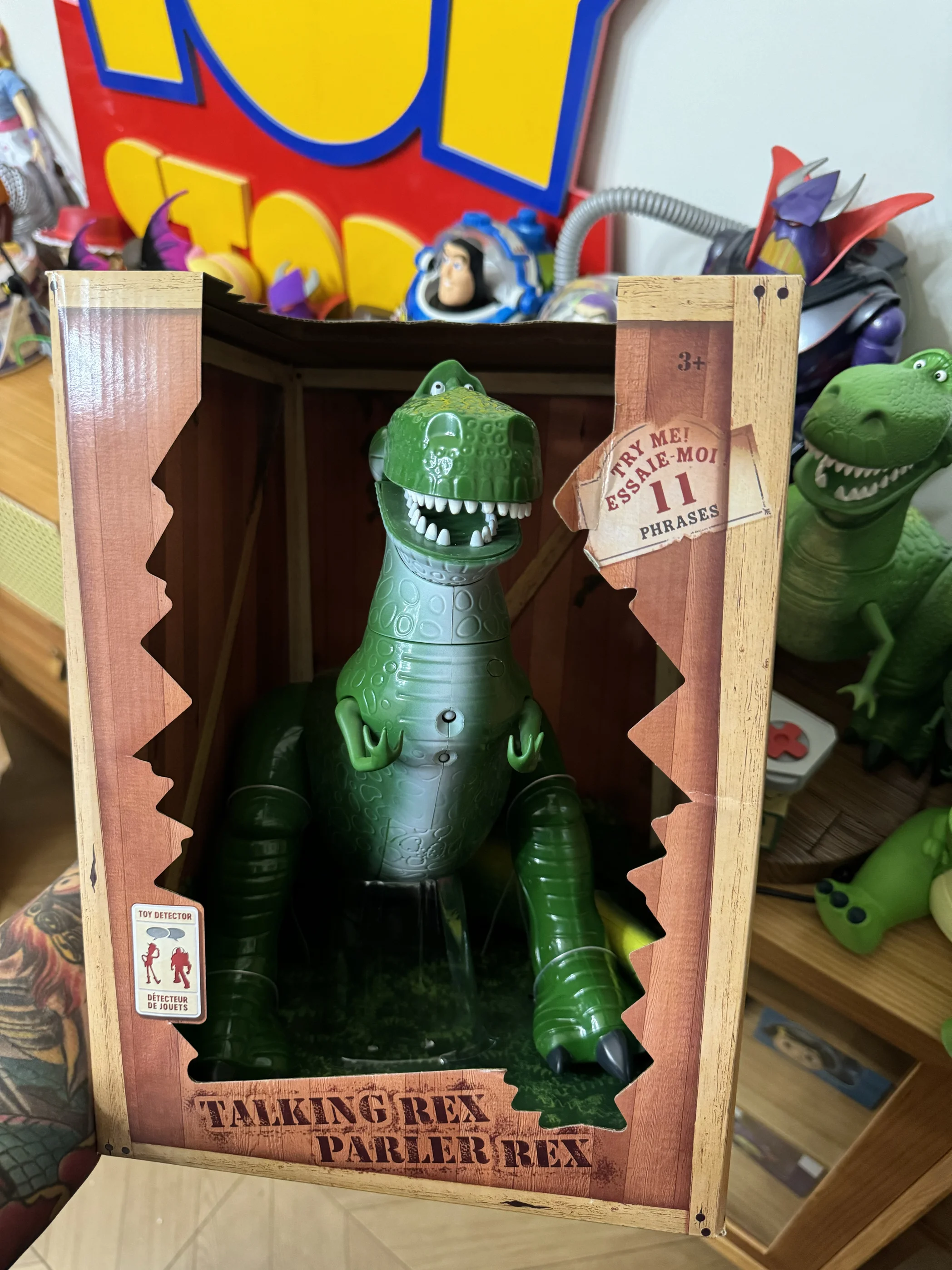 

Disney Pixar Toy Story Rex Deluxe Edition Collectible Voice Action Figures Room Decor Dragon Dolls Children's Toys Birthday Gift