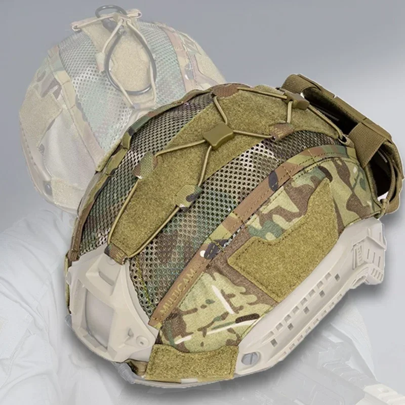 

Tactical Helmet Cover for Fast Helmet Paintball Hunting Shooting Gear - 500D Nylon for Fast MH PJ BJ Helmet