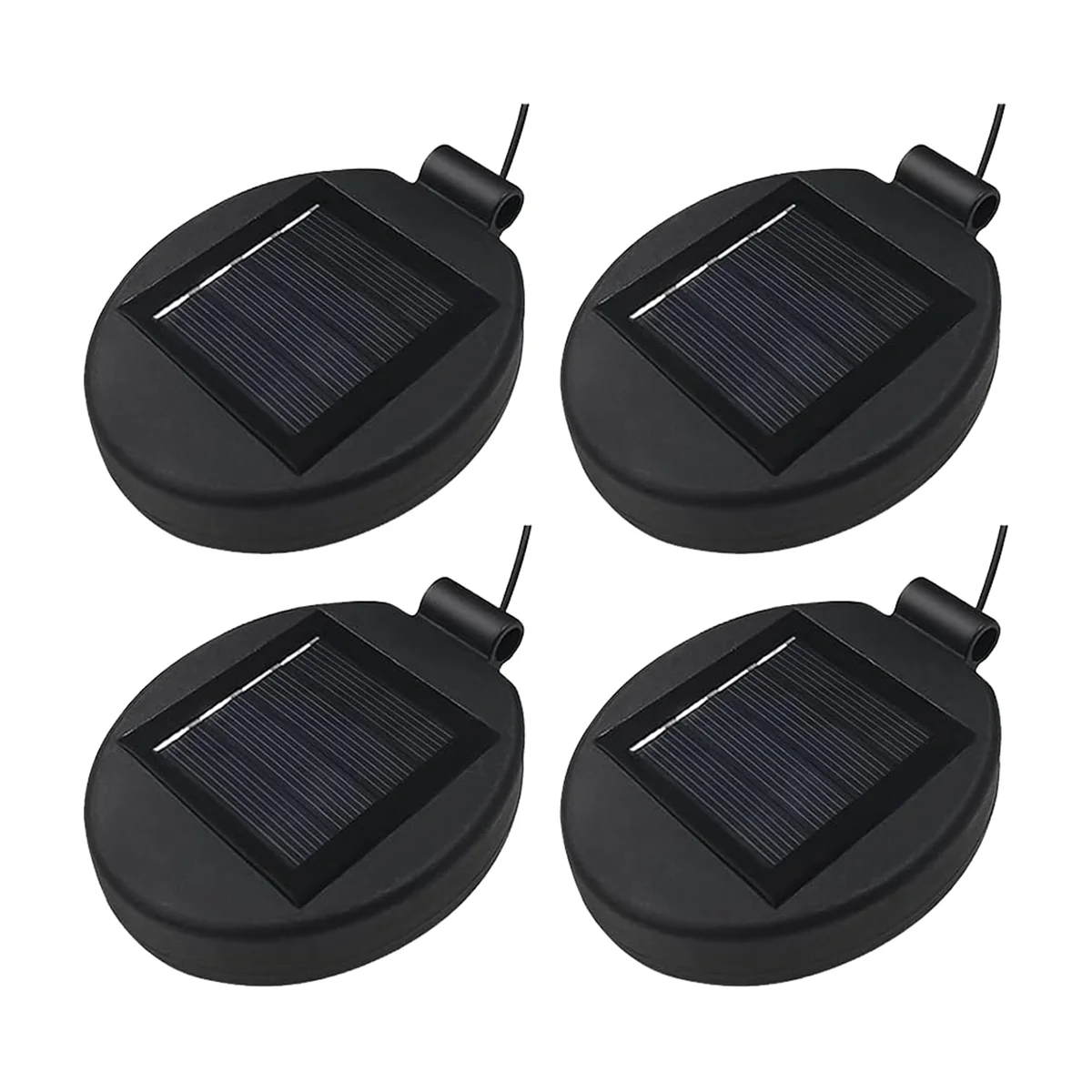Retail! 4PCS Solar Lantern Top LED Panel Lantern Lid Lights Replacement for Outdoor Flower DIY Solar Flower Lights Garden Patio