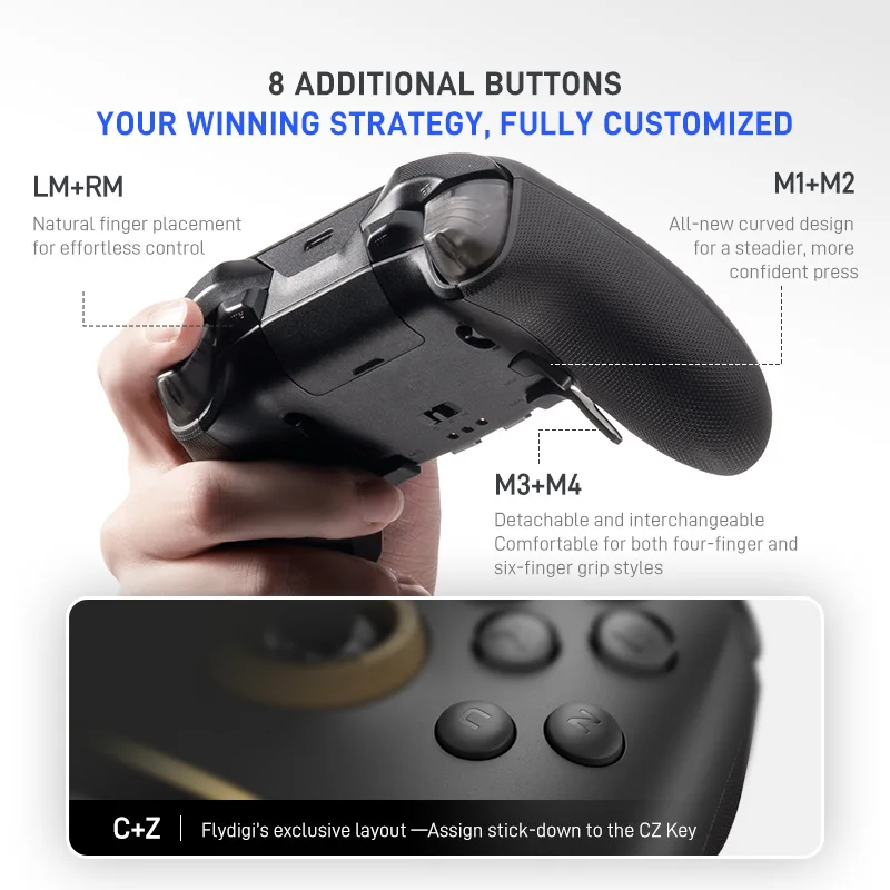 FLYDIGI Vader 5 Pro Controlador de jogo Forceflex Joysticks com