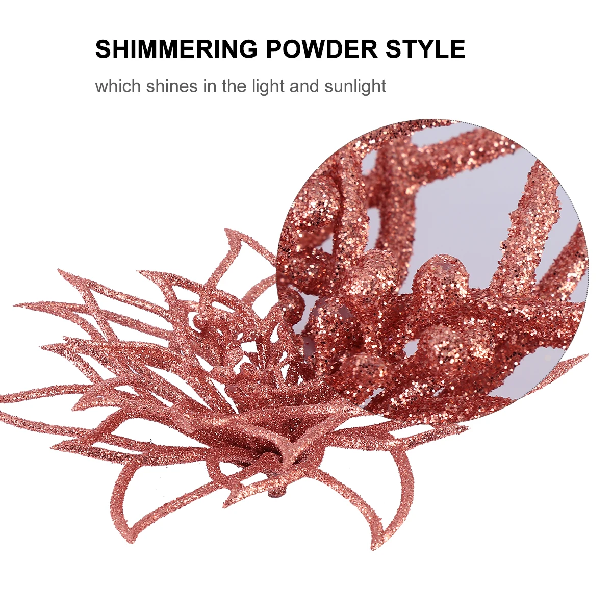 

4PCS Artificial Plastic Christmas Christmas Tree Arrangement Party Flower Decor Fake Flower Decor Party Handmade