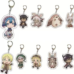 Anime Abyss Nanachi Keychains Pendant Holder Cartoon KeyChains Keyrings for Bags New Jewelry Wholesale Ornaments