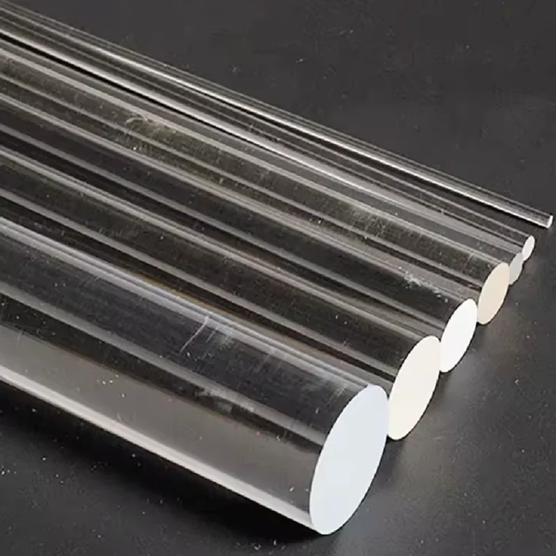 Clear Acrylic Rod Transparent Plexiglass Rods PMM Bar Diameter 2mm 3mm 4mm 5mm 6mm 8mm 10mm to 100mm