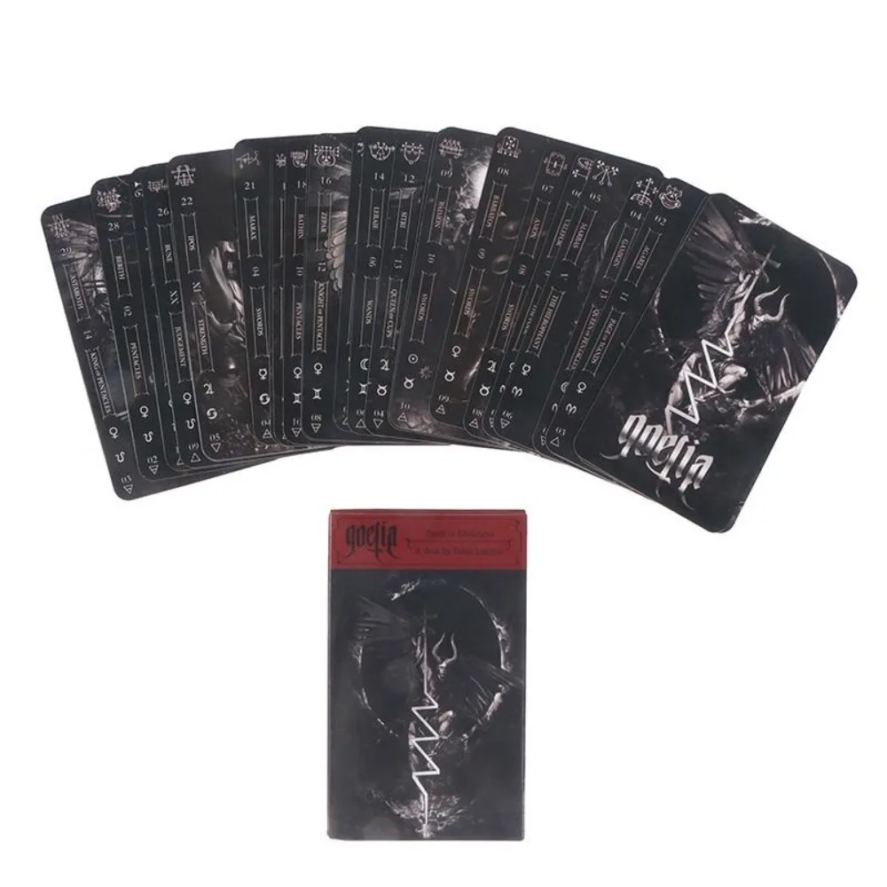 10.3*6cm Tarot Goetia Tarot In Darkness Tarot Card Game Party Table Board Game for Adult Tarot Deck Card Deck