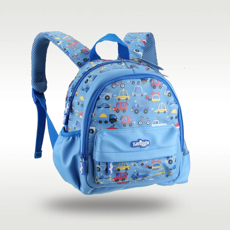 Australische original smiggle heiß verkaufte Kinder Schult asche Junge coole Auto Rucksack Kindergarten 11-Zoll-Rucksack 2-4 Jahre alt