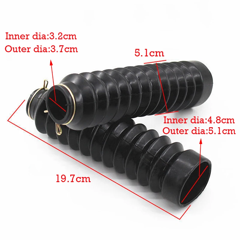 2/4Pcs Motorcycle Front Fork Shock Absorber Dust Cover For GS125 Diamond Leopard 125 Moto Dust Proof Sleeve Accessories