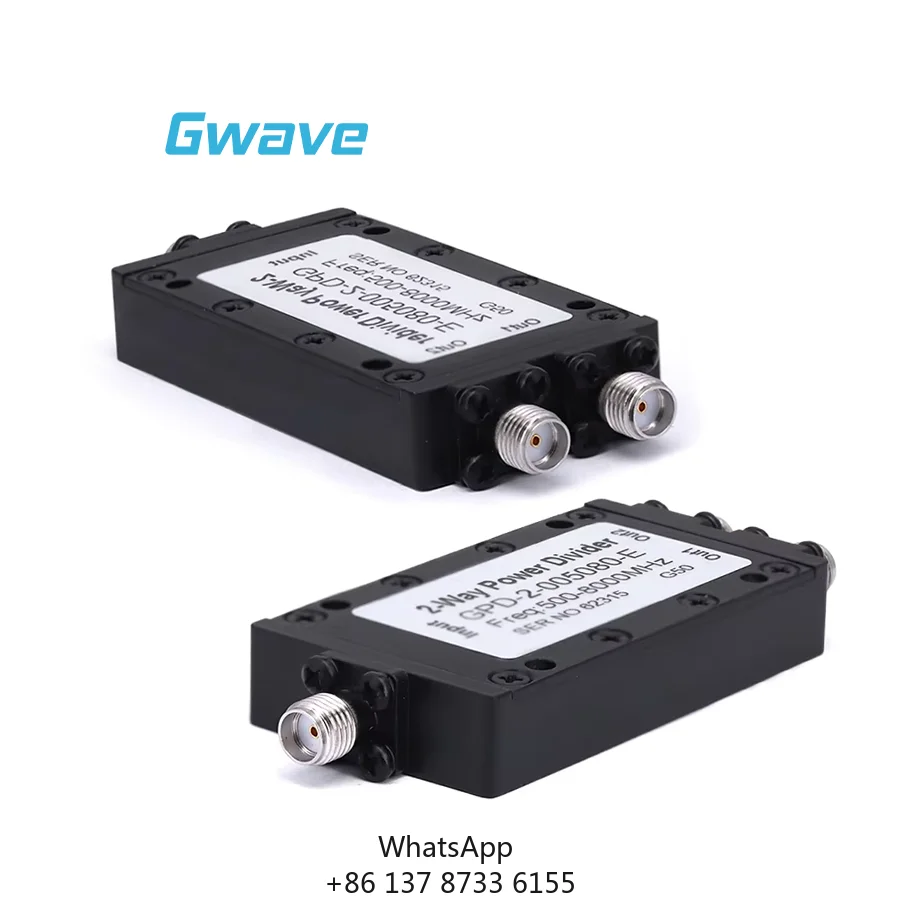 2-Way For SMA Power Divider For Telecom 0.5 GHz To 8 GHz 20 Watt Rated From