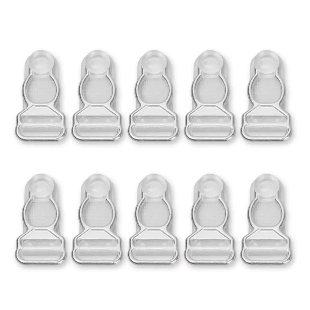 10pcs Plastic Corset Leg Garter Adjusting Buckle Alloy Sock Clips Belt Clip Hooks Suspender Ends Buckles Hosiery Stocking Grips