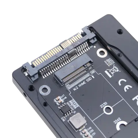 Adattatore JoniSerl da M.2 a U.2 - per SSD M.2 PCIe NVMe - Adattatore host da unità PCIe M.2 a U.2 (SFF-8639) - Convertitore SSD M2