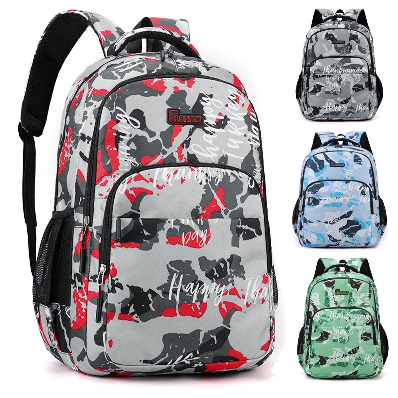Hot Sale Stylish Elementary And Middle School Student Backpack For Boys, Grades 3 To 6, Super Lightweight Double Shoulder Bags