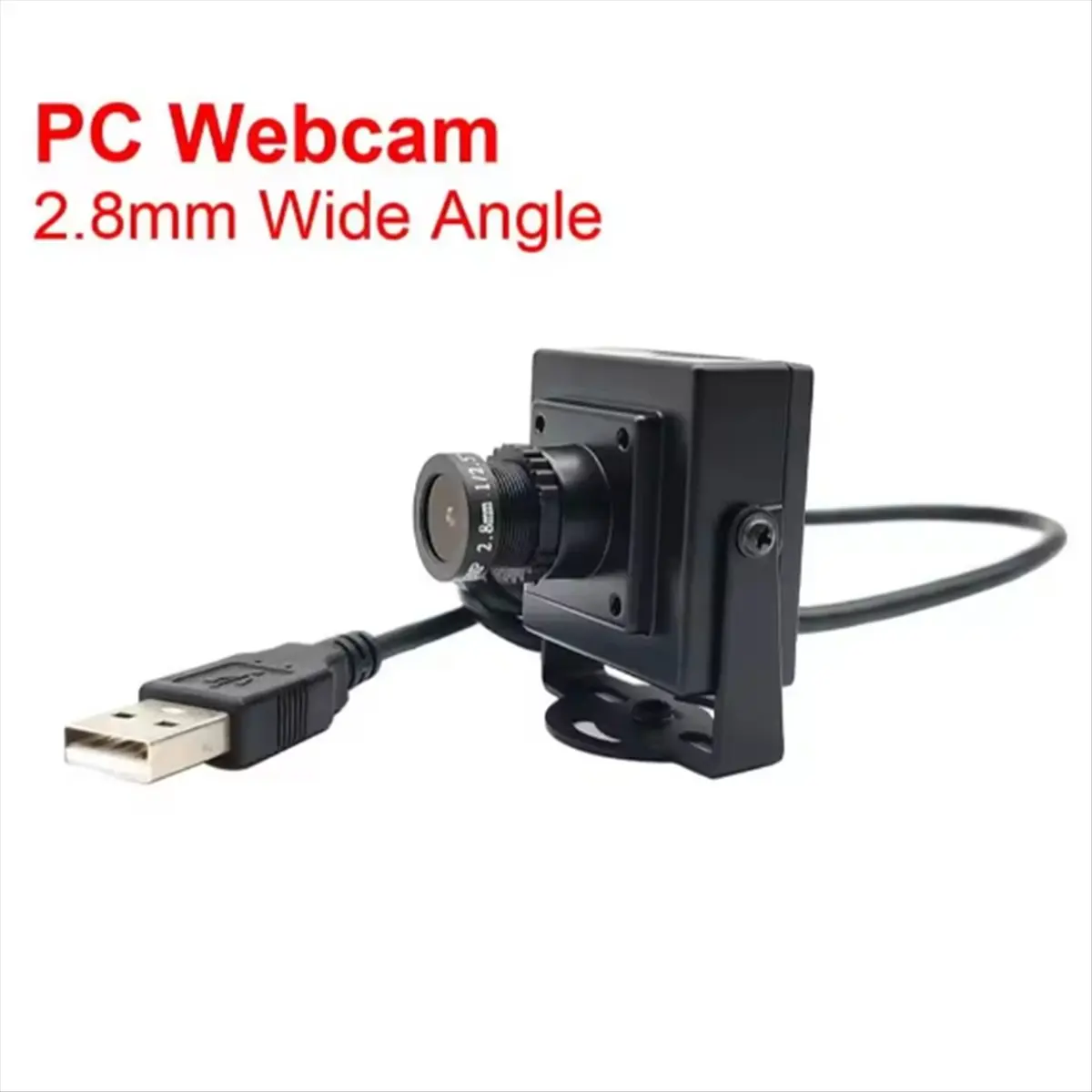 【~ New N07R】120 Degree Wide Angle 2.8mm 2K HD PC Webcam Plug and Play 30fps 2560x1440 High Speed Video Live Computer USB Camera