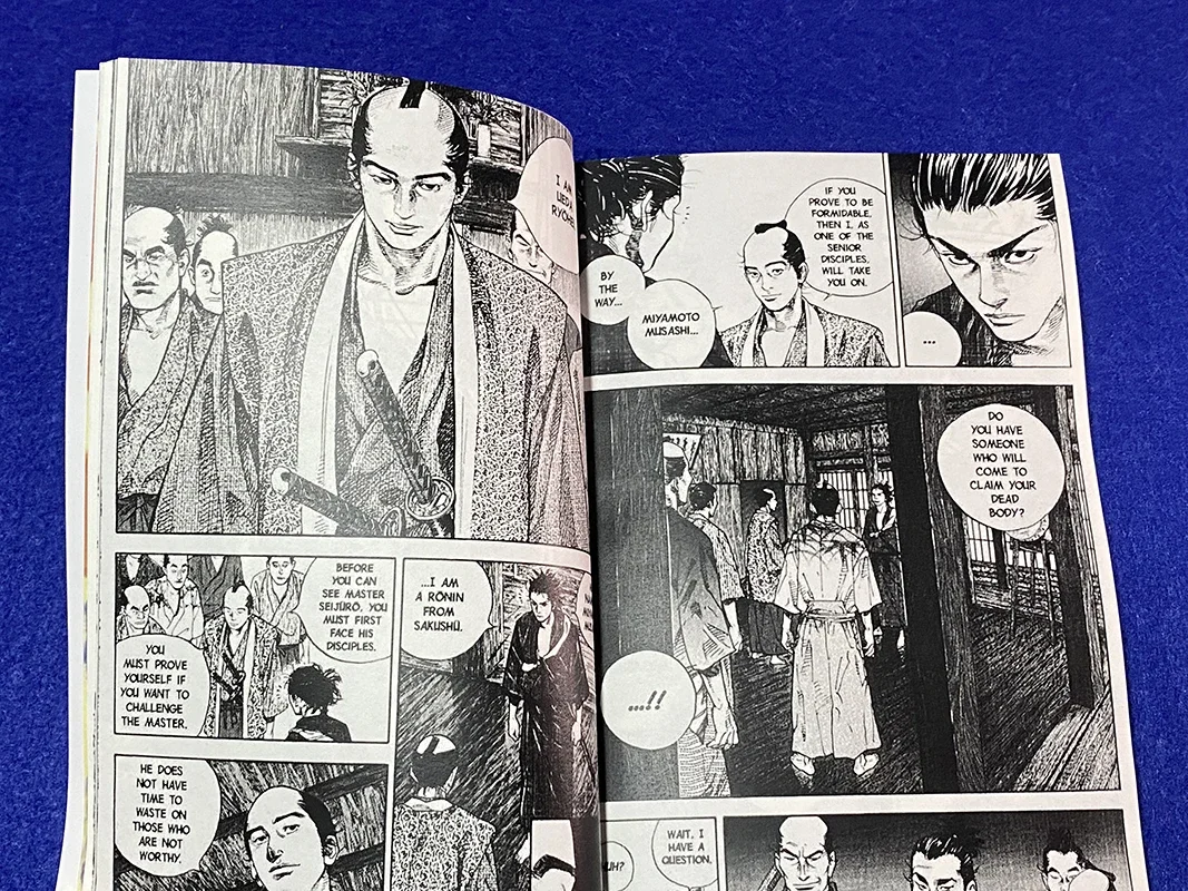 Nowe książki Anime Vagabond tom 3 Miyamoto Musashi japoński nastolatek tajemniczy romans angielski komiksów Manga książka angielska wersja