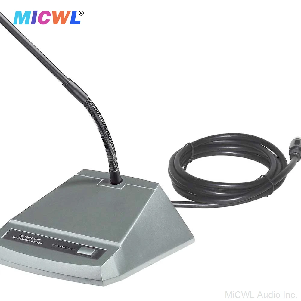 Microflx MX04 8 16 Table Gooseneck Wired Conference Microphone 2 President 14 Desktop System 48V Phantom Power Controller 2m 10m