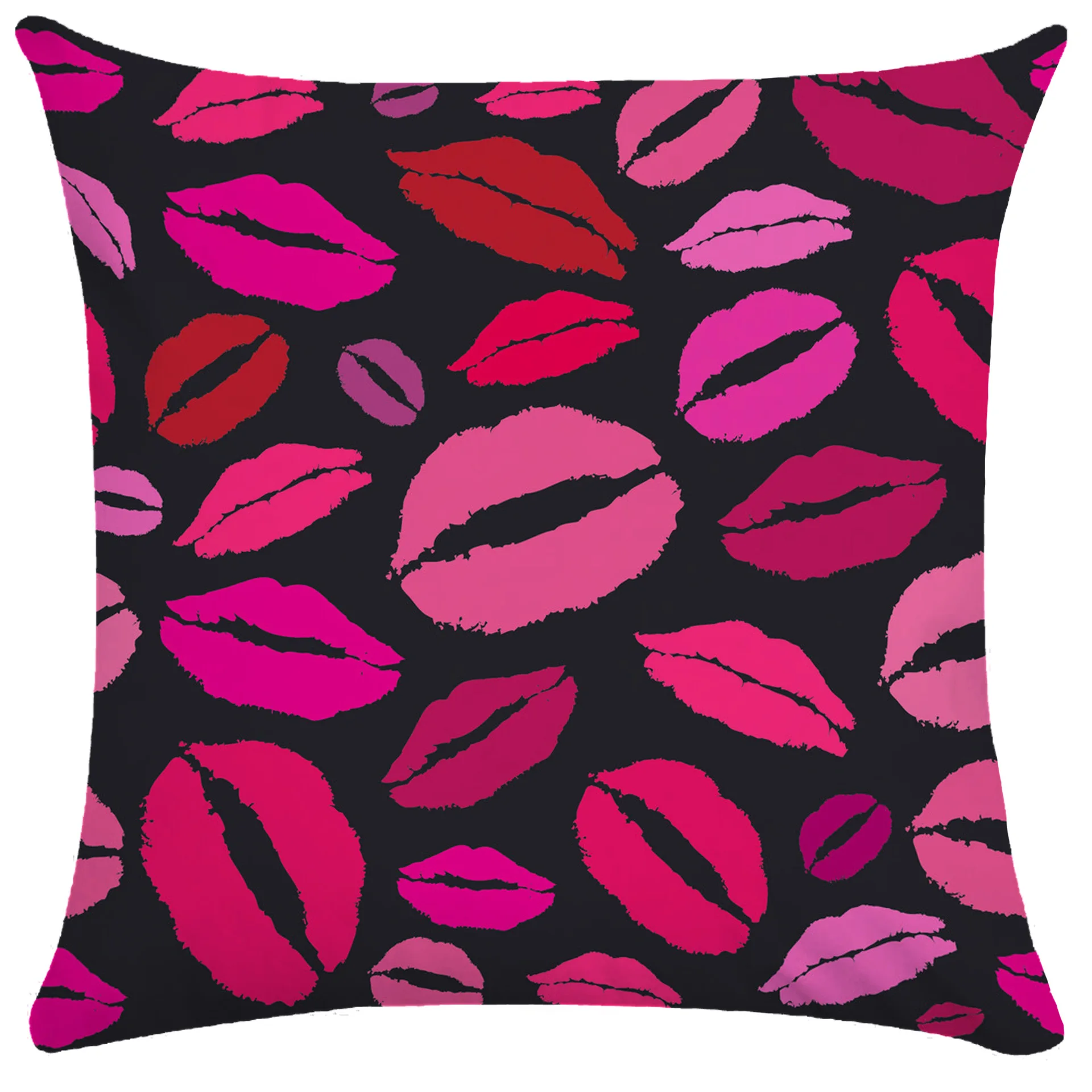 Love Red Lips Pillow Covers Decorative Super Soft Bed Sofa Pillows Case for Girls Room Aesthetics Pillowcases for Pillows 45x45