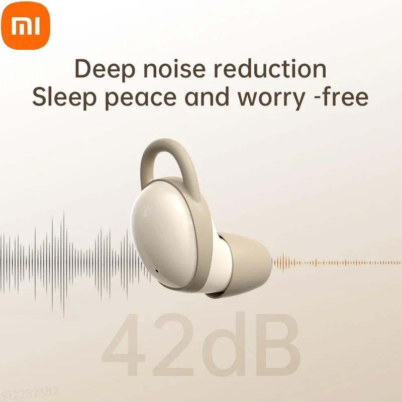 XIAOMI-auriculares inalámbricos TWS para dormir, cascos pequeños invisibles con Bluetooth, reducción de ruido, Comfrotable