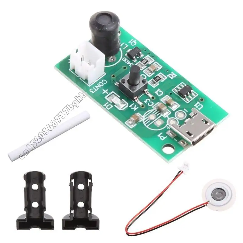 

4XFB 5V Atomizer Circuit Board Driver USB Humidifier Ceramics Discs & Circuit Board