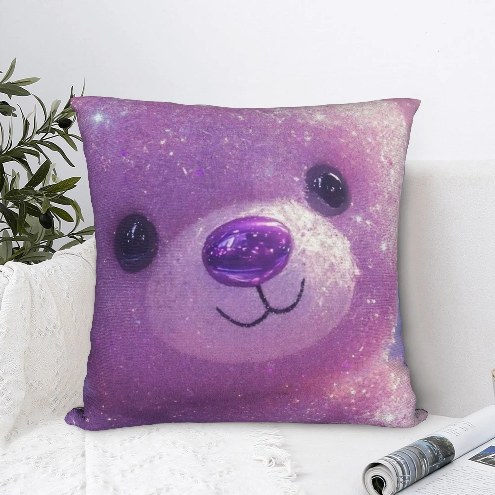 3D Teddys Bear Sweet Cartoon Lovely Pillowcase Polyester Cushion Cover Decor  Throw Pillow Case Cover Home Dropshipping 45*45cm