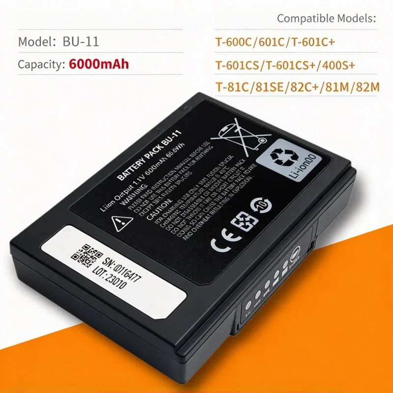Rechargeable Batteries For Sumitomo BU-11 B U-16 B U-15  T-400S 601C/81/82C+ Fusion Splicer