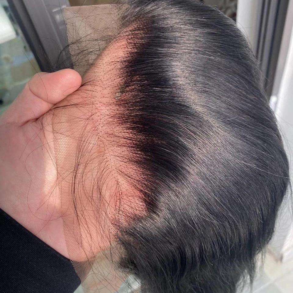 

250% Плотность 30 дюймов 13x4 Бразильский парик из человеческих волос Бесклеевой кружевной фронт с костью Прямой парик шнурка HD 13x4 человеческие волосы бесклеевые