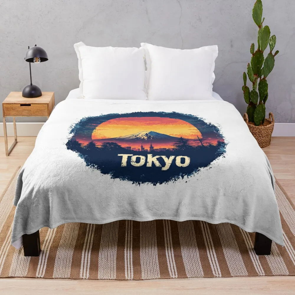 

Токио - Одеяло Mount Fuji Throw Blanket Кемпинг тяжелое одеяло для сна