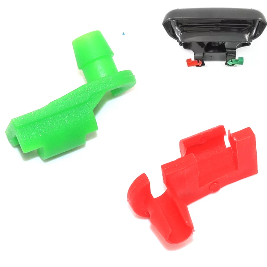 Wooeight 2Pcs Tailgate Handle Rod Clip 88981031 88981030 For 1999-2007 Chevrolet Silverado GMC Sierra