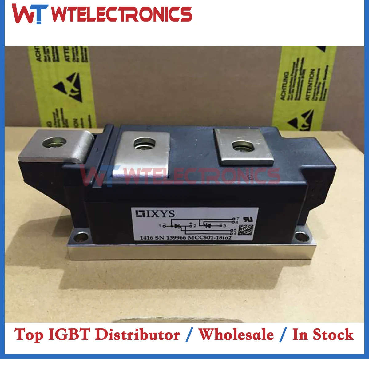 

MCC501-18io2 Original IXYS MCC501 18io2 MCC50118io2 IGBT Module