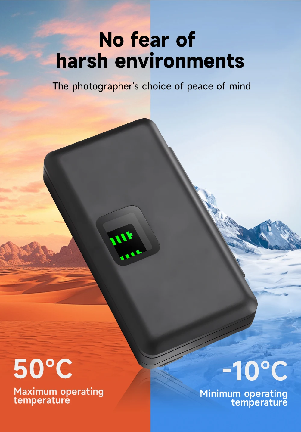 2250-mAh-Akku für DJI OSMO Action 360, für OSMO Action 6, für OSMO Action 5 Pro, für OSMO Action 4, für OSMO Action 3, für 360 II, mit 2-fach-LCD-Ladegerät. – Detail 8