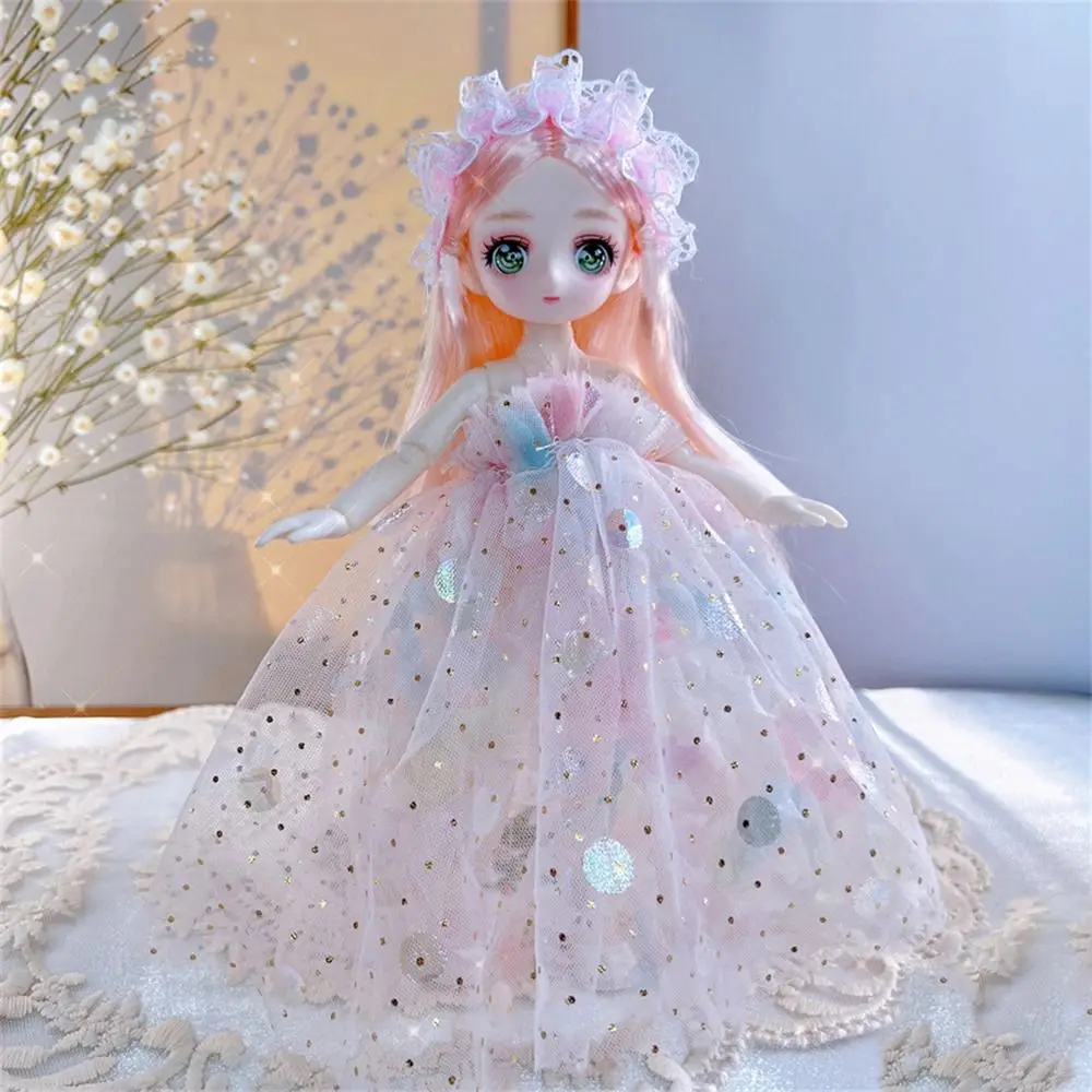 

with Clothes BJD Doll Dress Up 3D Eyes Simulated Eye Hinge Doll Removable Joints 1/6 BJD Removable Joints Doll Girls Gifts