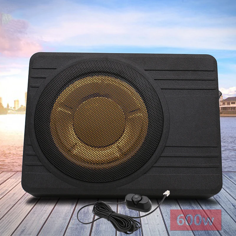 

New 12V 10-inch Ultra-thin Subwoofer High-power Car Audio Modification K-1005APR Small Steel Gun Pure Bass