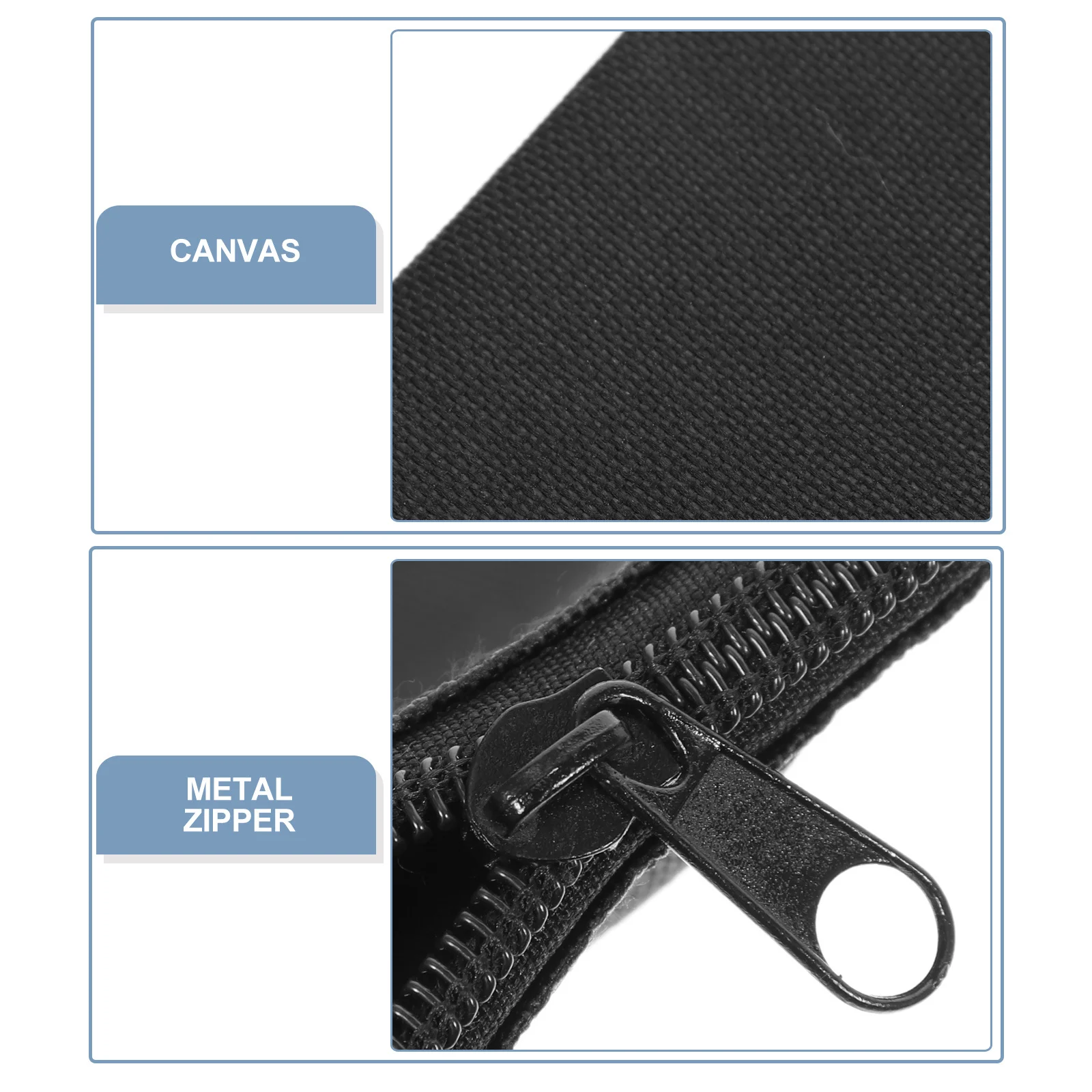 

5Pcs Heavy Duty Canvas Tool Bag Zipper Organizer Multipurpose Storage Pouch for Hardware Small Tools Tool Pouch