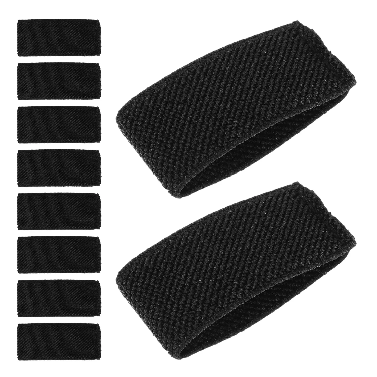 10 قطع من حافظات الحزام، تصميم متين من القماش المطاطي لحزمة استبدال الحزام العريض، مشبك حزام قابل للتعديل لحبل حقيبة الظهر #4