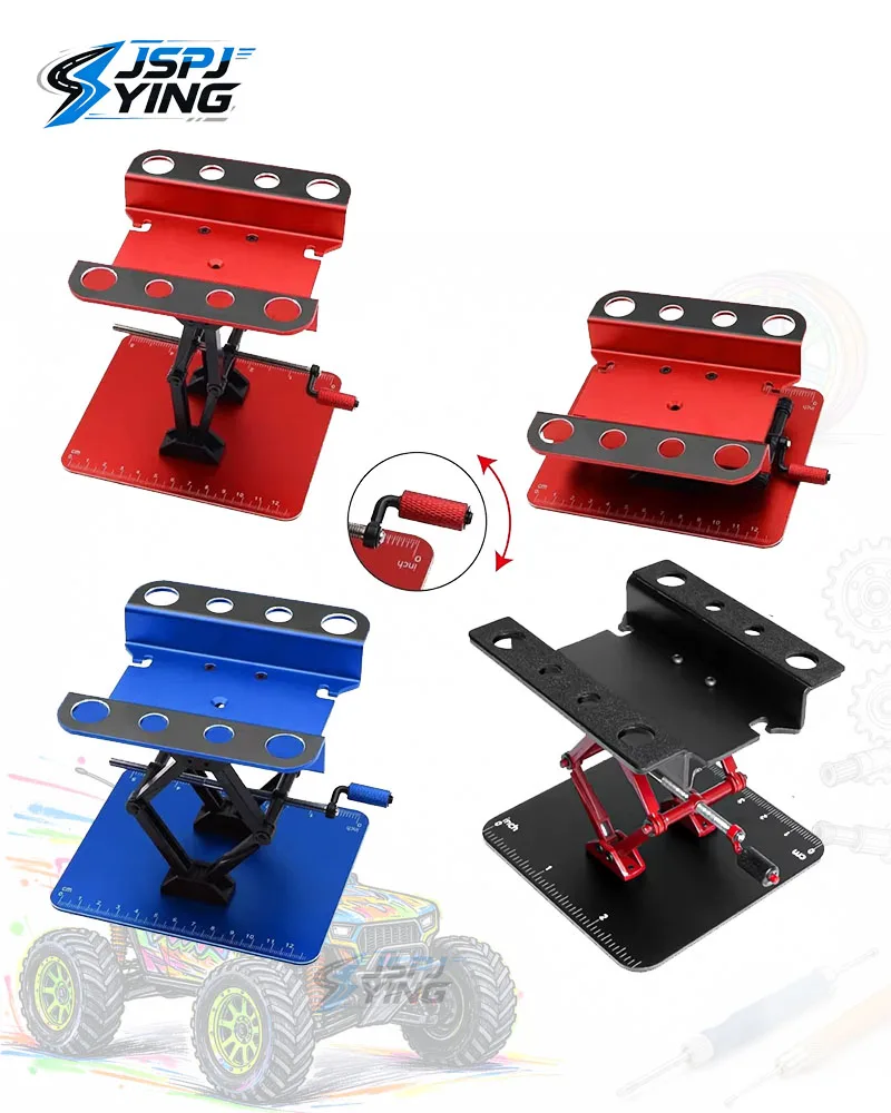 Adjustable Height RC Work Repair Stand OGRC, 1/18 & 1/24 Scale Crawler Service Station for SCX24 FCX24 AX24 TRX4M Hobby Tools