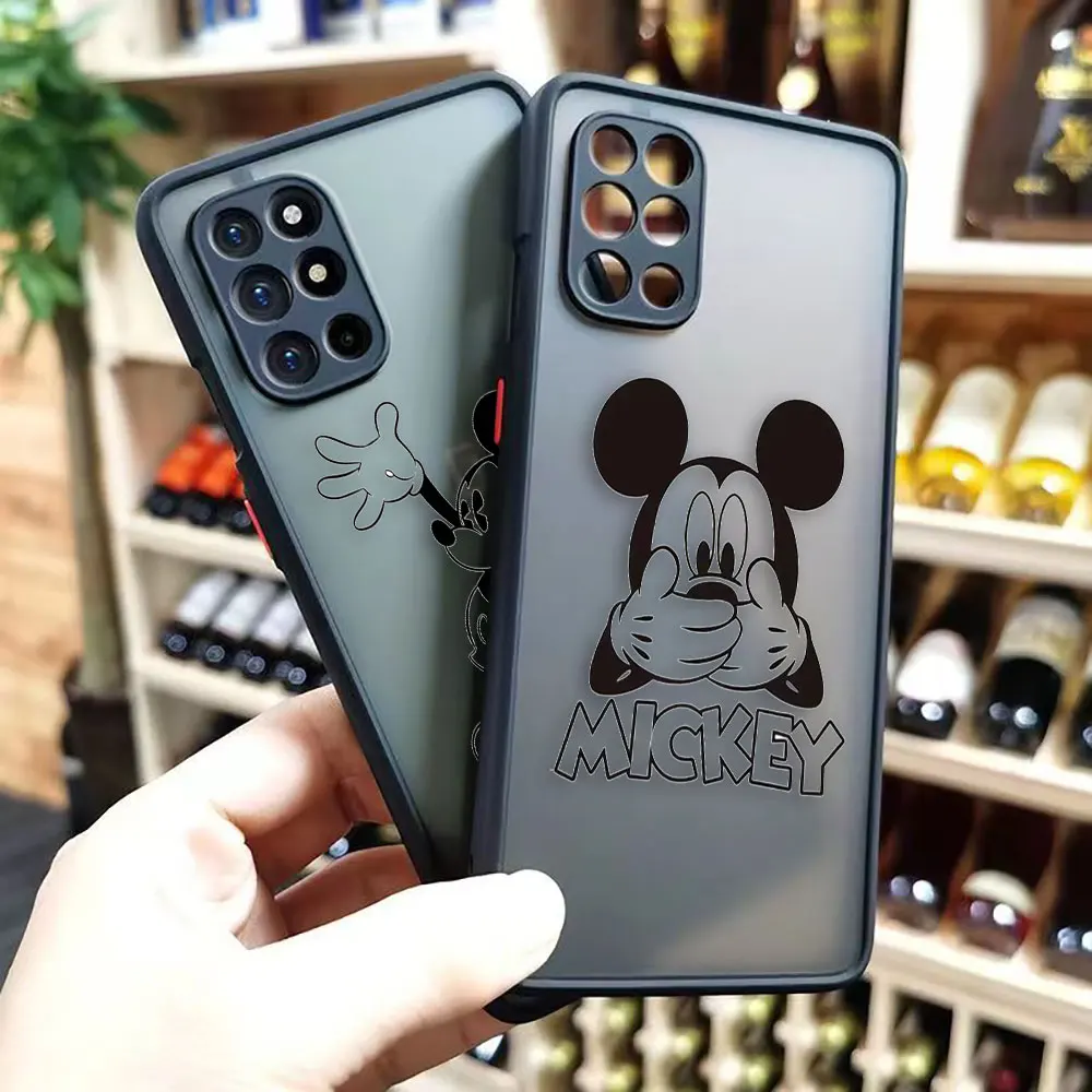 

Matte Case for Oneplus 9 8T 8 7 7T 6 5T PRO NORD CE 2 N10 N100 5G Case Funda Coque Shell Cover Funny Mickey Minnie Mouse