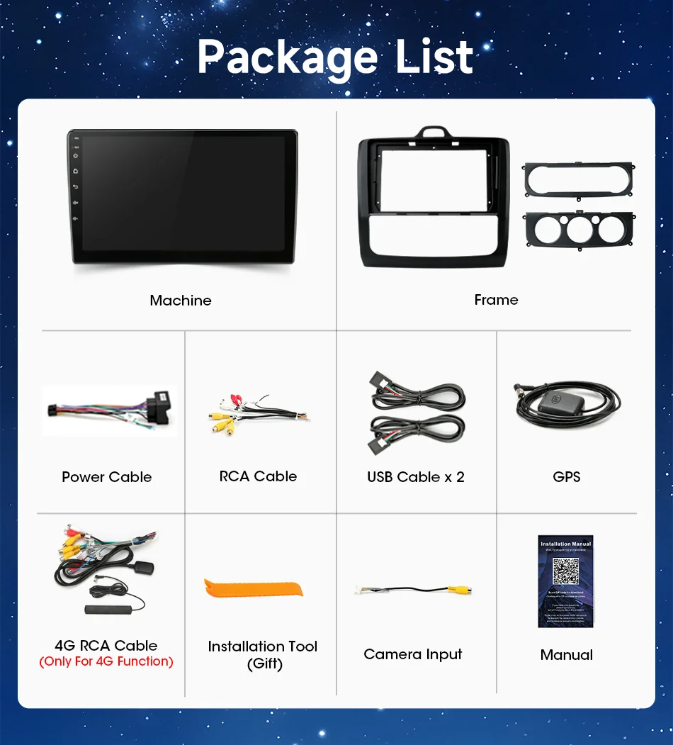 Srnubi Android Auto Autoradio für Ford Focus 2 3 Mk2 Mk3 2004-2011 CarPlay GPS Intelligente Systeme DSP Stereo Multimedia-Player – Detail 1