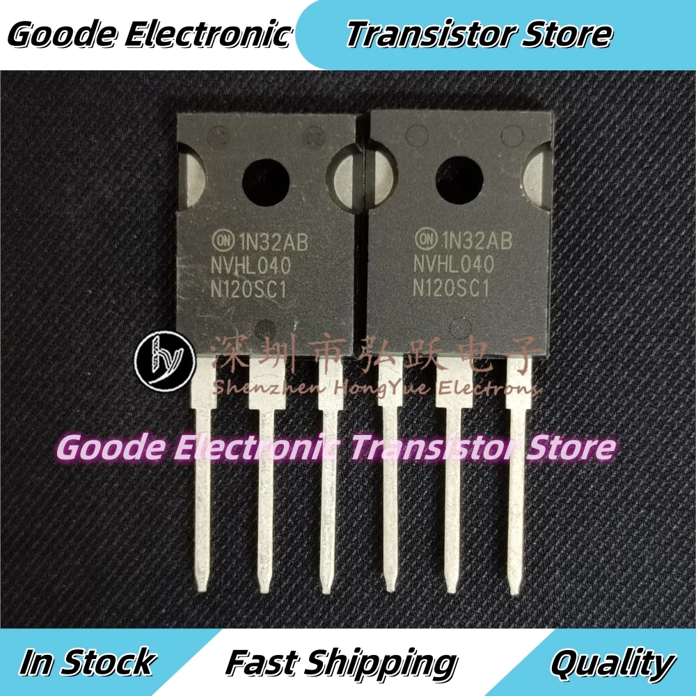 

10PCS NVHL040N120SC1 60A 1200V MOS TO-247Fast Shipping In Stock Best Quality