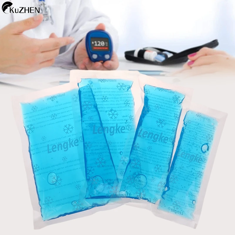 Cold Gel Insulin Cooling Bag Diabetic Pocket Ice Pack Pill Protector Reusable Medical Cooler Portable Travel Case