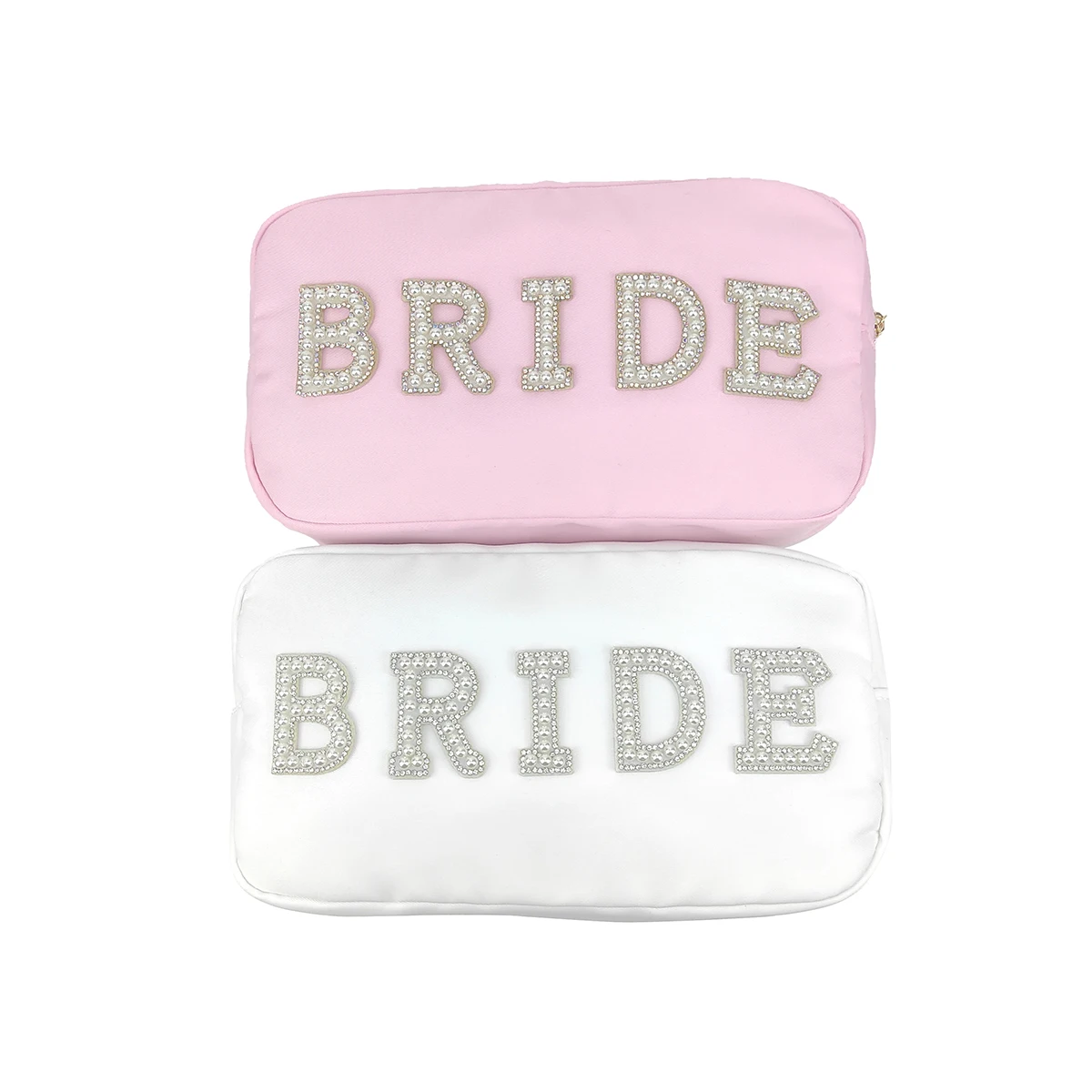 Team Bride Makeup Gift Bag Outdoor Nylon Bridal  Bag Wedding Bridesmaid Wedding Decoration  Bride To Be Hen Night Bridal Shower