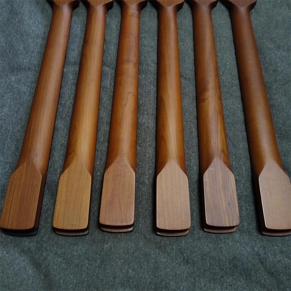 22 Bünde, 9,5 Zoll, Griffbrett aus Palisander, gerösteter Ahorn, elektrischer Gitarrenhals, Punktmuster, Halsverstrebung, Gitarrenteile, Zubehör – Detail 6